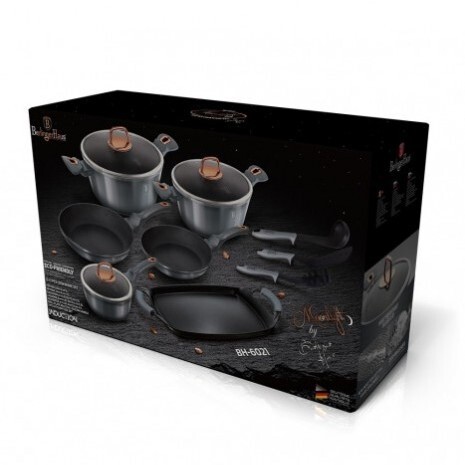 Berlinger Haus set posuđa + set kuhinjskih pomagala Moonlight Edition 14/1 BH6021