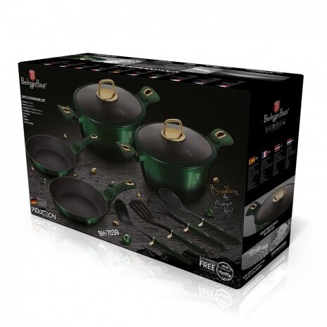 Berlinger Haus set posuđa + set kuhinjskih pomagala Emerald Collection 10/1 BH7039