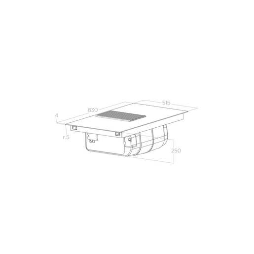 Elica ploča s napom NIKOLA TESLA PRIME S+ BL/A/83