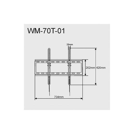 GEMBIRD Zidni nosač WM-70T-01 nagib, 32”-70”