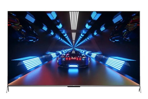 TCL QLED televizor 85C735, 4K Ultra HD, Smart TV, Android, Quantum Dot, 144Hz VRR, Google TV, AIPQ Engine, Sivi **MODEL 2022**