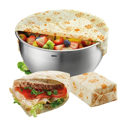 Gefu višekratni voštani papir za umotavanje hrane Beeways 3/1 / 12714