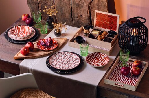 Tognana set tanjira Moon Afro 18/1 porculan