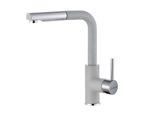 Alveus sudoper Atrox 30 / sivi G81 + česma Siros P / siva G81 / podpultna ugradnja (U)