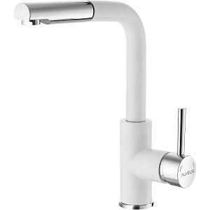 Alveus sudoper Atrox 30 / sivi G81 + česma Siros P / bijela G11 / podpultna ugradnja (U)