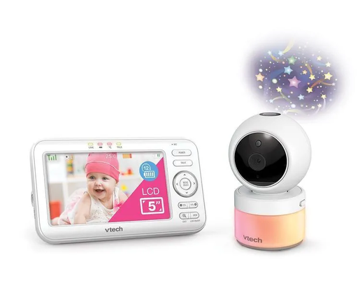 Vtech video baby monitor 5" Pan & Tilt s noćnim svjetlom i projektorom VM5463