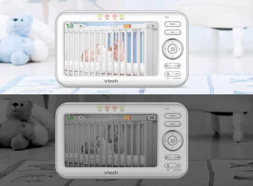 Vtech video baby monitor 5" Pan & Tilt s noćnim svjetlom i projektorom VM5463