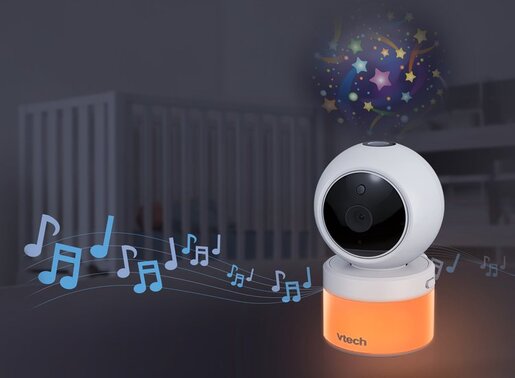Vtech video baby monitor 5" Pan & Tilt s noćnim svjetlom i projektorom VM5463