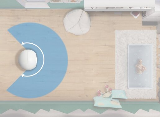 Vtech video baby monitor 5" sa 270 stepeni pomičnom kamerom VM 5255