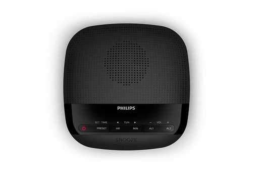 Philips Radio alarm sa satom, FM digitalno podešavanje, Dvostruki alarm, Crni