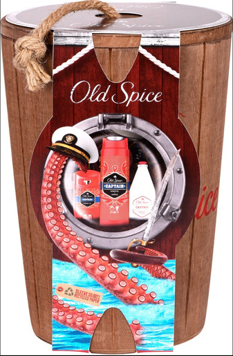 Old Spice Captain set: losion poslije brijanja 100 ml, gel za tuširanje 250 ml, dezodorans u stiku 50 ml / muški poklon set