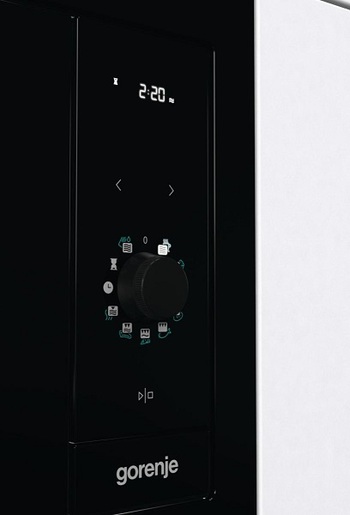 GORENJE mikrovalna pećnica BM 235 G1SYB - UGRADBENA; AquaClean; 900 W, Grill 1200 W