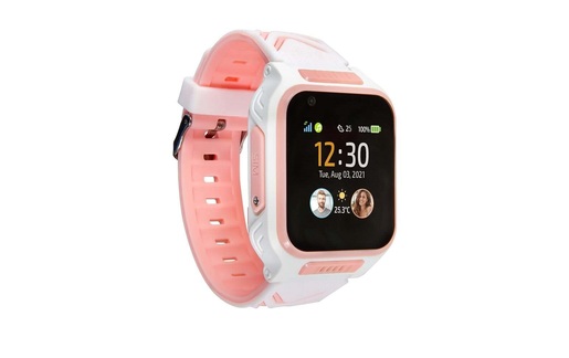 MyKi 4 Kids Smart Watch, Pametni sat za djecu, SIM kartica (Nano SIM), Pink-White