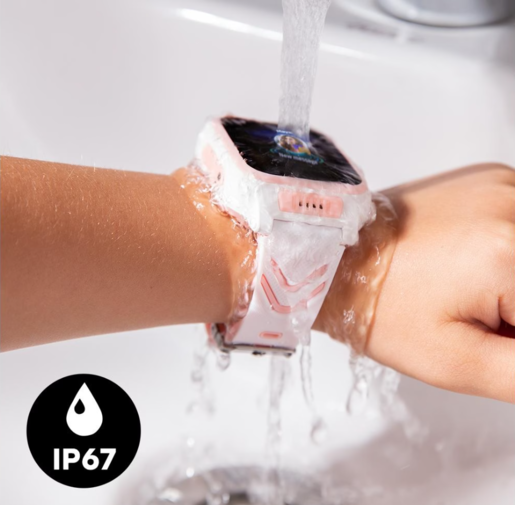 MyKi 4 Kids Smart Watch, Pametni sat za djecu, SIM kartica (Nano SIM), Pink-White