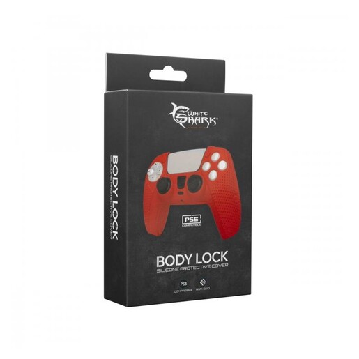 WHITE SHARK PS5 SILICONE CASE (Silikonska zaštita) PS5-541 BODY LOCK CRVENI