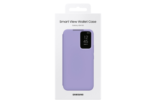 Preklopna maska za Samsung Galaxy A54 (Smart View Wallet Case Blueberry), Ljubičasta, EF-ZA546CVEGWW