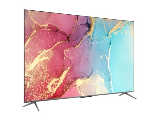 TCL QLED televizor 55C636, 4K Ultra HD, Smart TV, Android, Google TV, 120Hz DLG, ONKYO, HDMI 2.1, Brushed Silver **MODEL 2022**