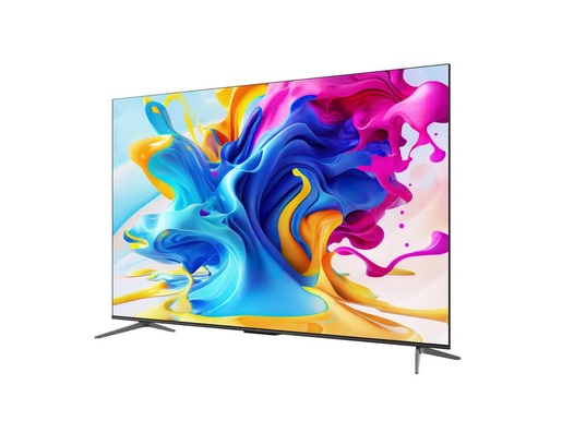 TCL QLED televizor 50C645, 4K Ultra HD, Smart TV, Android, Google TV, 120 Hz DLG, HDR 10+, HDMI 2.1, Metalik Sivi   **MODEL 2023**