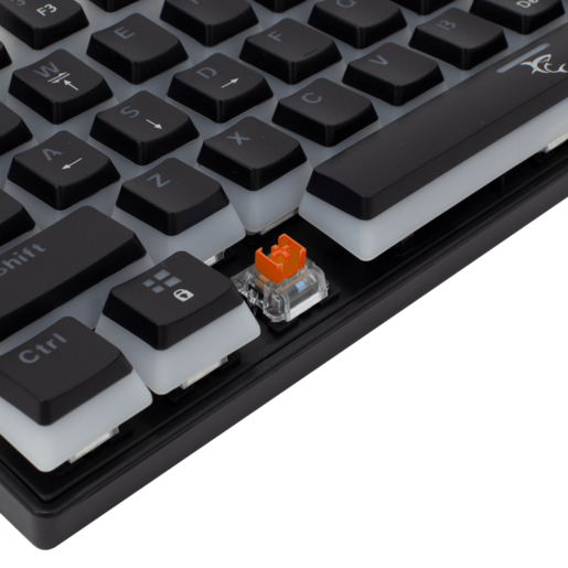 White Shark gaming tastatura GK-2202 ASHIKO BLACK - Mehanička / RED SWITCH