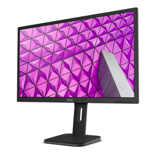 AOC monitor 24P1 PRO, FULL HD 1920x1080, 23,8 IPS, 250 cd/m2, VGA, DP, HDMI, DVI, 4 x USB 3.0, Zvučnici, HAS, 60Hz 5ms
