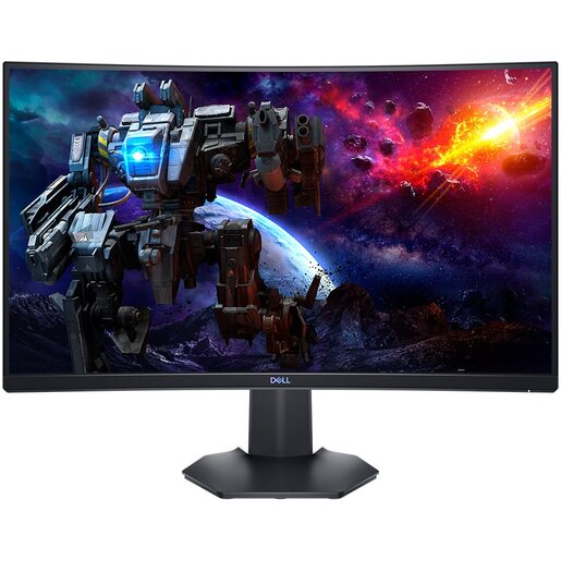 DELL monitor S2422HG Gaming zakrivljeni, FULL HD 1920x1080, 23,6 VA, 350 cd/m2, AMD FreeSync Premium, HDMI, DP, HAS, Tilt VESA, 165Hz, 1ms