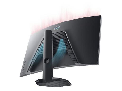 DELL monitor S2422HG Gaming zakrivljeni, FULL HD 1920x1080, 23,6 VA, 350 cd/m2, AMD FreeSync Premium, HDMI, DP, HAS, Tilt VESA, 165Hz, 1ms