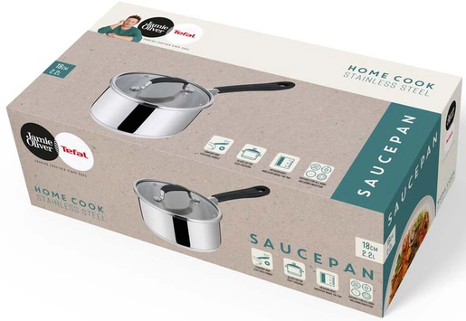 Tefal Jamie Oliver lonac sa poklopcem 18 cm / E3182375