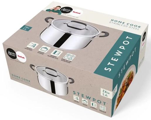 Tefal Jamie Oliver lonac sa poklopcem 24 cm / E3184655