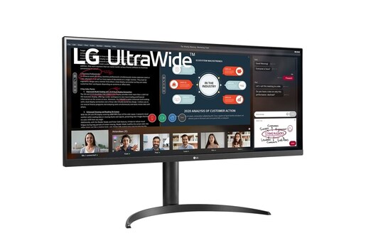 LG monitor UltraWide 34WP500-B, UWFHD 2560x1080, 34 IPS, 250 cd/m2, AMD FreeSync, Black Stabilizer, HDR, Zvučnici, 75Hz, 5ms