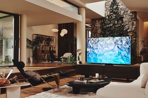 SAMSUNG Neo QLED televizor QE65QN900BTXXH, 8K Smart TV, Quantum Matrix Pro tehnologija, Neural Quantum 8K procesor, VRR 144 Hz, Infinity zaslon, Radiant Silver