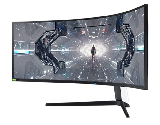 SAMSUNG monitor Odyssey G9 LC49G95TSSRXEN  Gaming, DQHD 5120x1440, 49 VA, 300 cd/m2, AMD FreeSync Premium, HDMI, DP, USB, HDR10+, 240Hz, 1ms