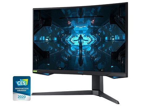 SAMSUNG monitor Odyssey G7 LC27G75TQSRXEN Gaming, WQHD 2560x1440, 27 VA, 350 cd/m2, NVIDIA G-Sync, Black Equalizer, DP, HDMI, USB, 240Hz, 1ms