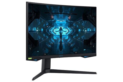SAMSUNG monitor Odyssey G7 LC27G75TQSRXEN Gaming, WQHD 2560x1440, 27 VA, 350 cd/m2, NVIDIA G-Sync, Black Equalizer, DP, HDMI, USB, 240Hz, 1ms