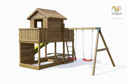 Fungoo drveno dječje igralište Mars set