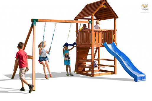 Fungoo drveno dječje igralište Joy Move+ set