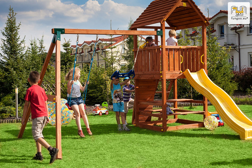 Fungoo drveno dječje igralište Joy Move+ set