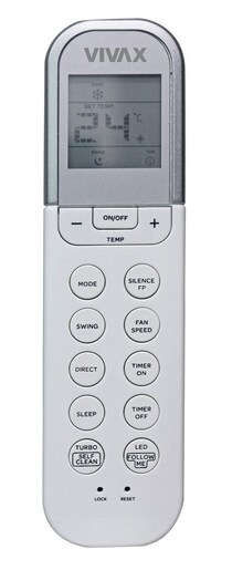VIVAX COOL klima uređaj ACP-12CH35AERI+ SILVER MIRROR sa montažom