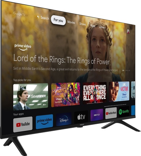 TESLA LED televizor 50S635BUS, 4K Ultra HD, Smart TV, Google TV™, Crni