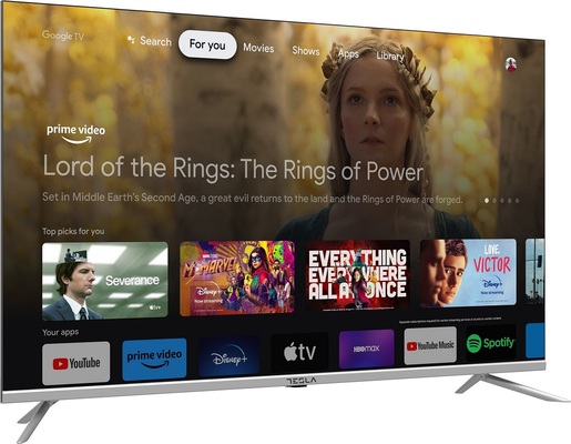 TESLA LED televizor 32S635SHS, HD Ready, Smart TV, Google TV™, Silver