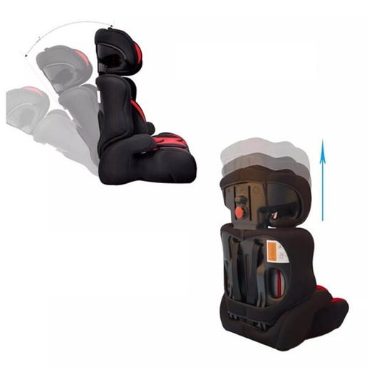 Kalei autosjedalica Young / grupa 1/2/3 9-36 kg / crno-tamno siva HXW-HC