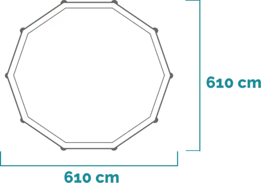 Intex Ultra XTR bazen 610 x 122 cm, pješčana pumpa, merdevine, podloga, prekrivač - 60498
