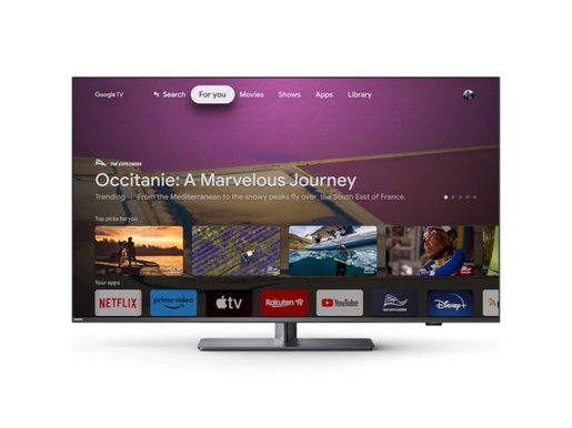 PHILIPS LED televizor 65PUS8818/12, 4K Ultra HD, Smart TV, Google TV, Ambilight, 120 Hz VRR, HDR10+, HDMI 2.1, Antracit Sivi   **MODEL 2023**