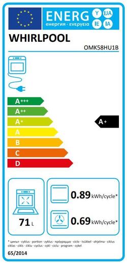 Whirlpool pećnica OMK58HU1B