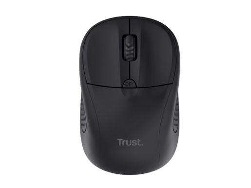 Trust miš Primo Wireless Crni, 1000-1600 dpi, optički, 4 tipke, USB, 6m range