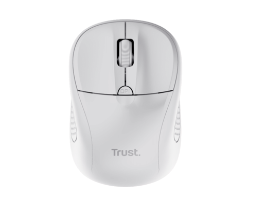 Trust miš Primo Wireless Bijeli,1000-1600 dpi, optički, 4 tipke, USB, 6m range