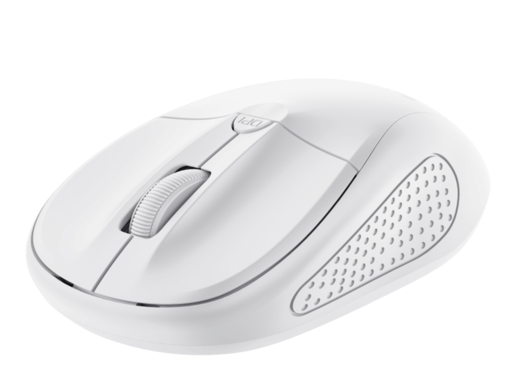 Trust miš Primo Wireless Bijeli,1000-1600 dpi, optički, 4 tipke, USB, 6m range