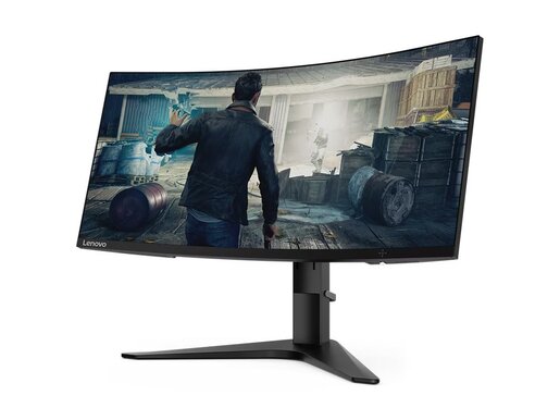 Lenovo monitor G34w-10, 66A1GACBEU, Gaming zakrivljeni, WQHD 3440x1440, 34 VA, 350cd/m2, AMD FreeSync Premium, HDMI, DP, Tilt, HAS, 144Hz, 1ms