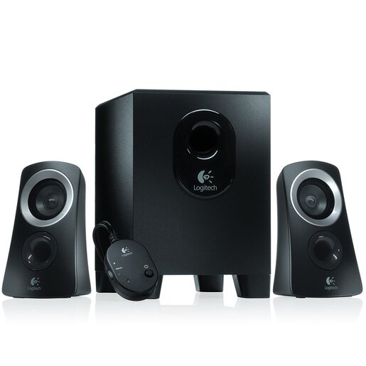 Logitech zvučnici Z313 Audio System 2.1, crni