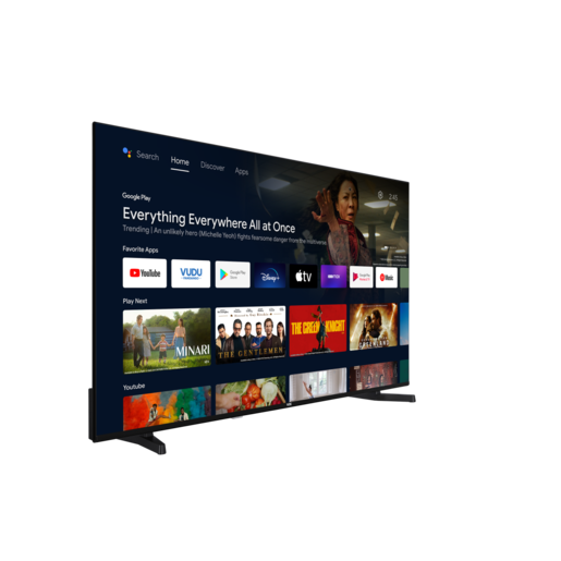 VOX QLED televizor 55VAQ750B, 4K Ultra HD, Smart TV, Android, Crni