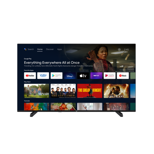 VOX LED televizor 55VAU754B, 4K Ultra HD, Smart TV,  Android, Crni